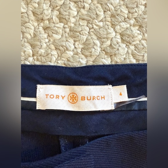 TORY BURCH Twill Khaki pants SIZE: 4 - Picture 5 of 7